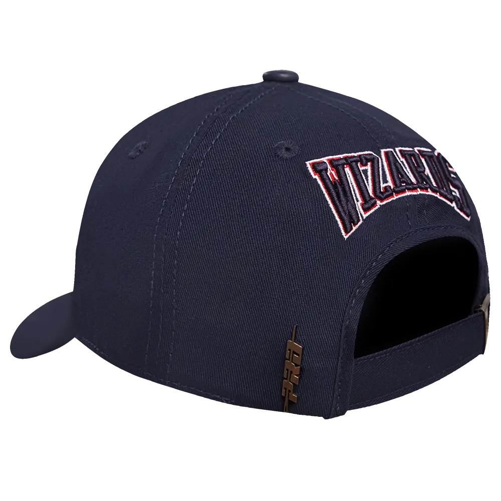NBA WASHINGTON WIZARDS CREST EMBLEM UNISEX DAD HAT (MIDNIGHT NAVY)