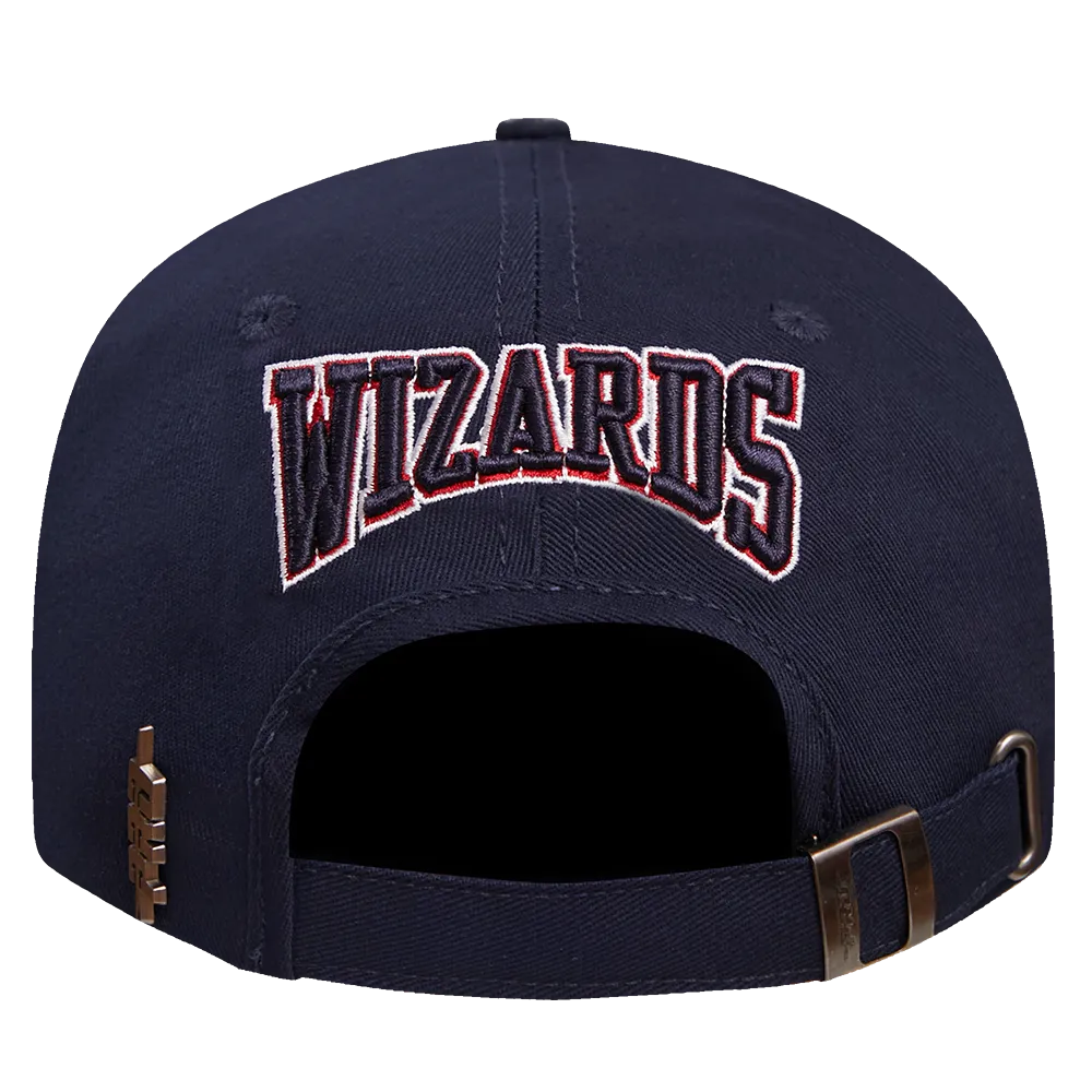 NBA WASHINGTON WIZARDS CREST EMBLEM UNISEX DAD HAT (MIDNIGHT NAVY)