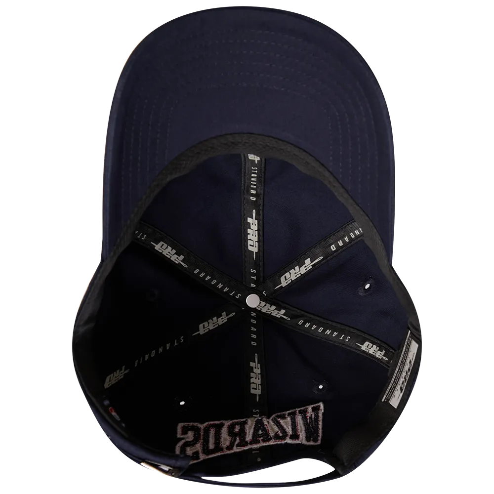 NBA WASHINGTON WIZARDS CREST EMBLEM UNISEX DAD HAT (MIDNIGHT NAVY)