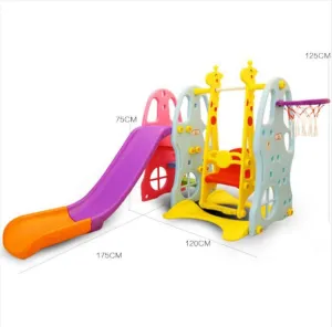 NEW 3 IN 1 KIDS TODDLER SLIDE & SWING