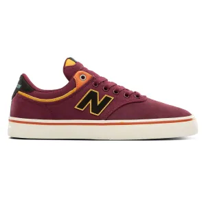 New Balance Numeric 255 Skateboard Shoe - Burgundy/Yellow