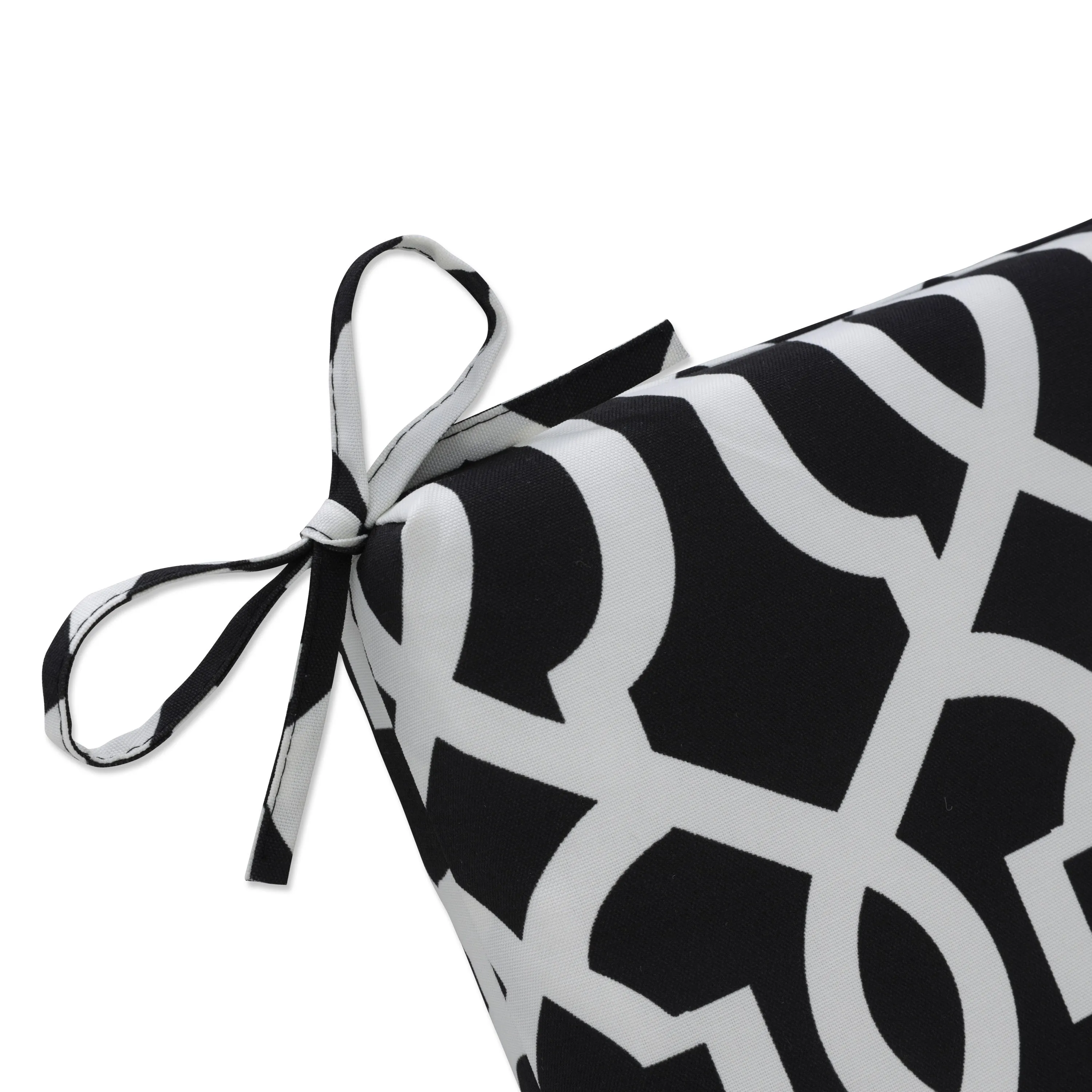 New Geo Black/White Chaise Lounge Cushion 80X23X3