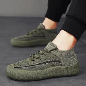 New men's shoes in summer，Fly weaving a pedal 5102
