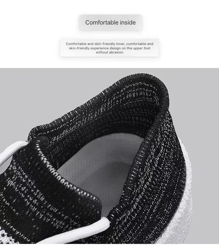 New men's shoes in summer，Fly weaving a pedal 5102