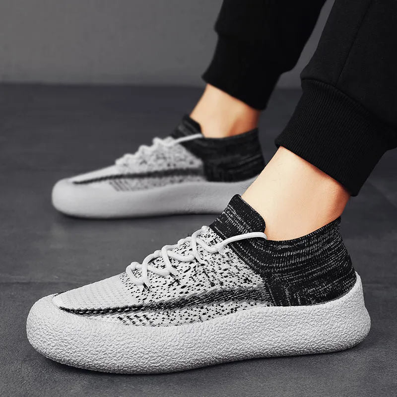 New men's shoes in summer，Fly weaving a pedal 5102