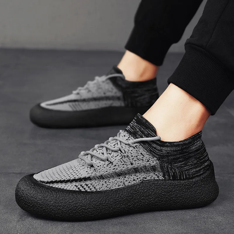 New men's shoes in summer，Fly weaving a pedal 5102
