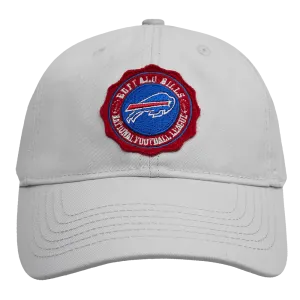 NFL BUFFALO BILLS CREST EMBLEM DAD HAT (GRAY)
