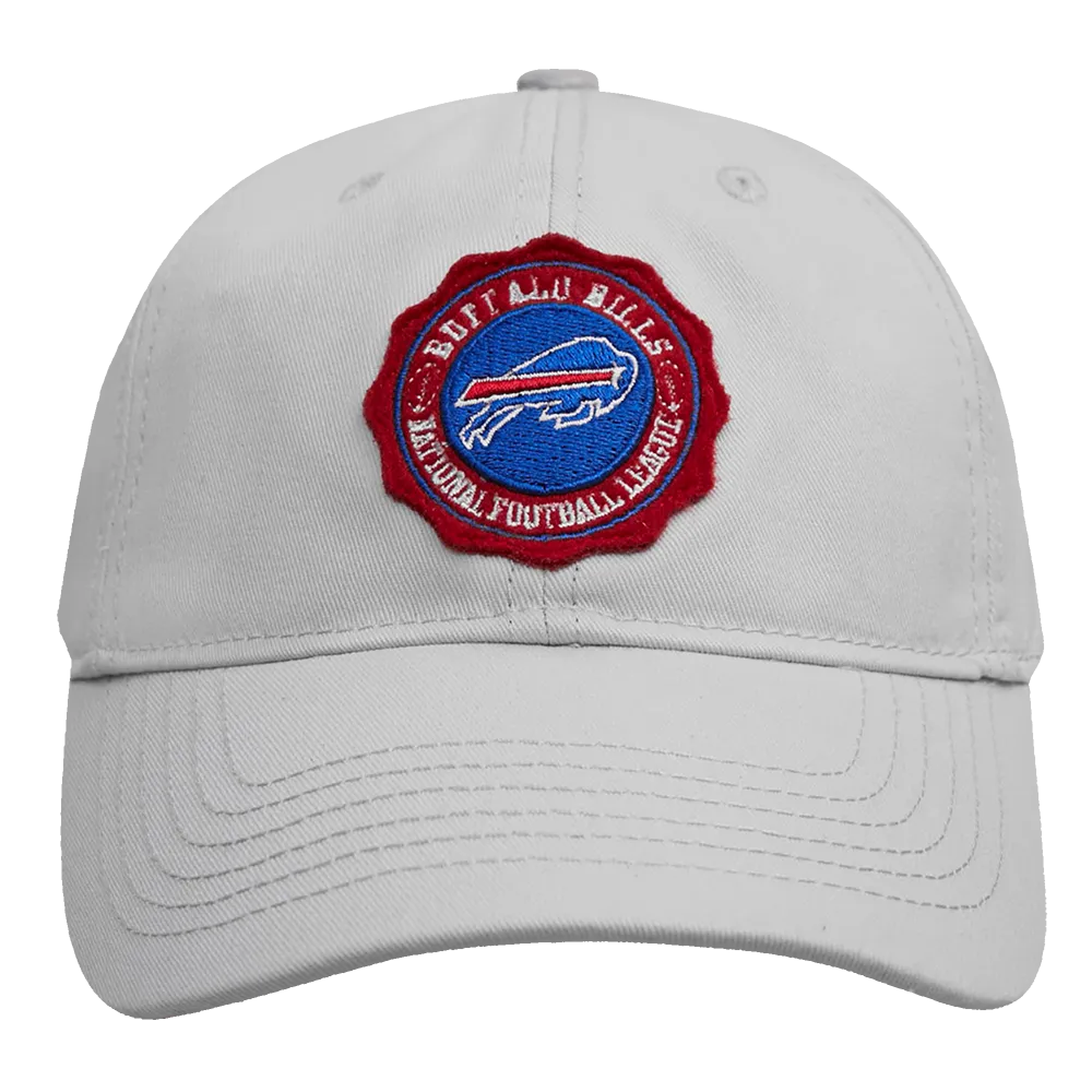 NFL BUFFALO BILLS CREST EMBLEM DAD HAT (GRAY)