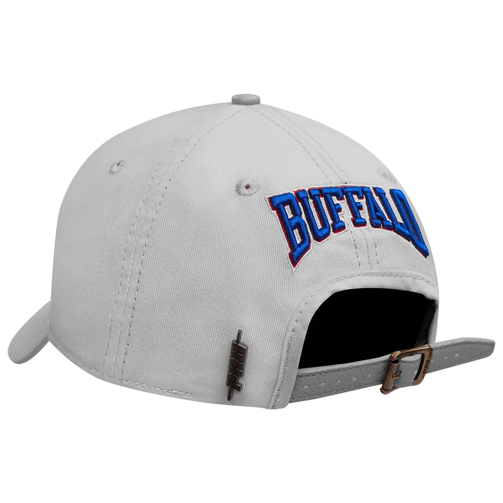 NFL BUFFALO BILLS CREST EMBLEM DAD HAT (GRAY)