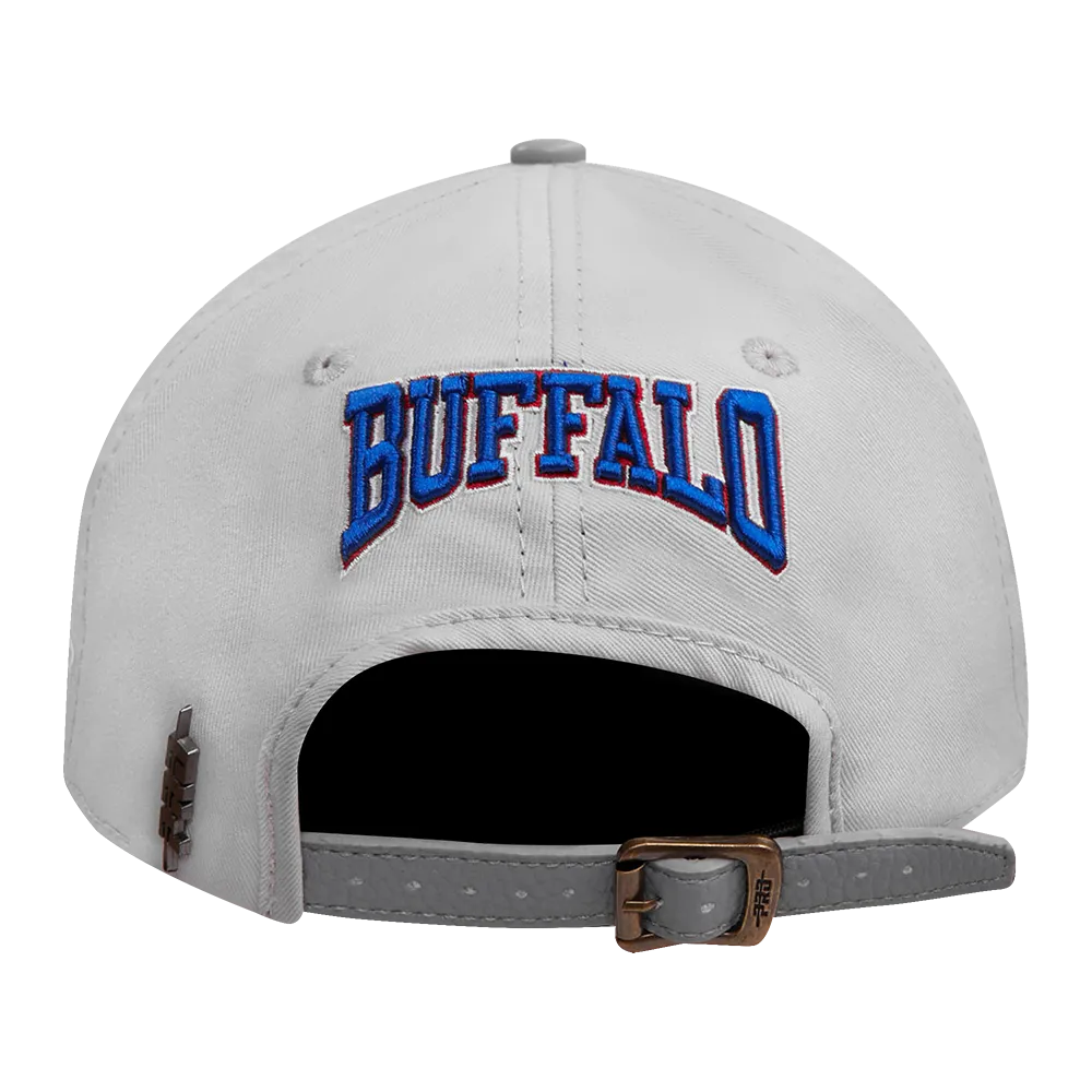 NFL BUFFALO BILLS CREST EMBLEM DAD HAT (GRAY)