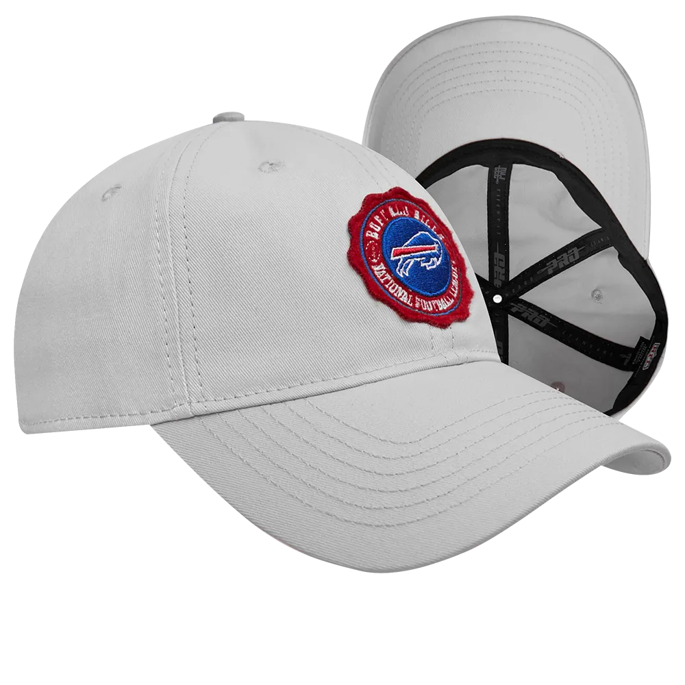 NFL BUFFALO BILLS CREST EMBLEM DAD HAT (GRAY)