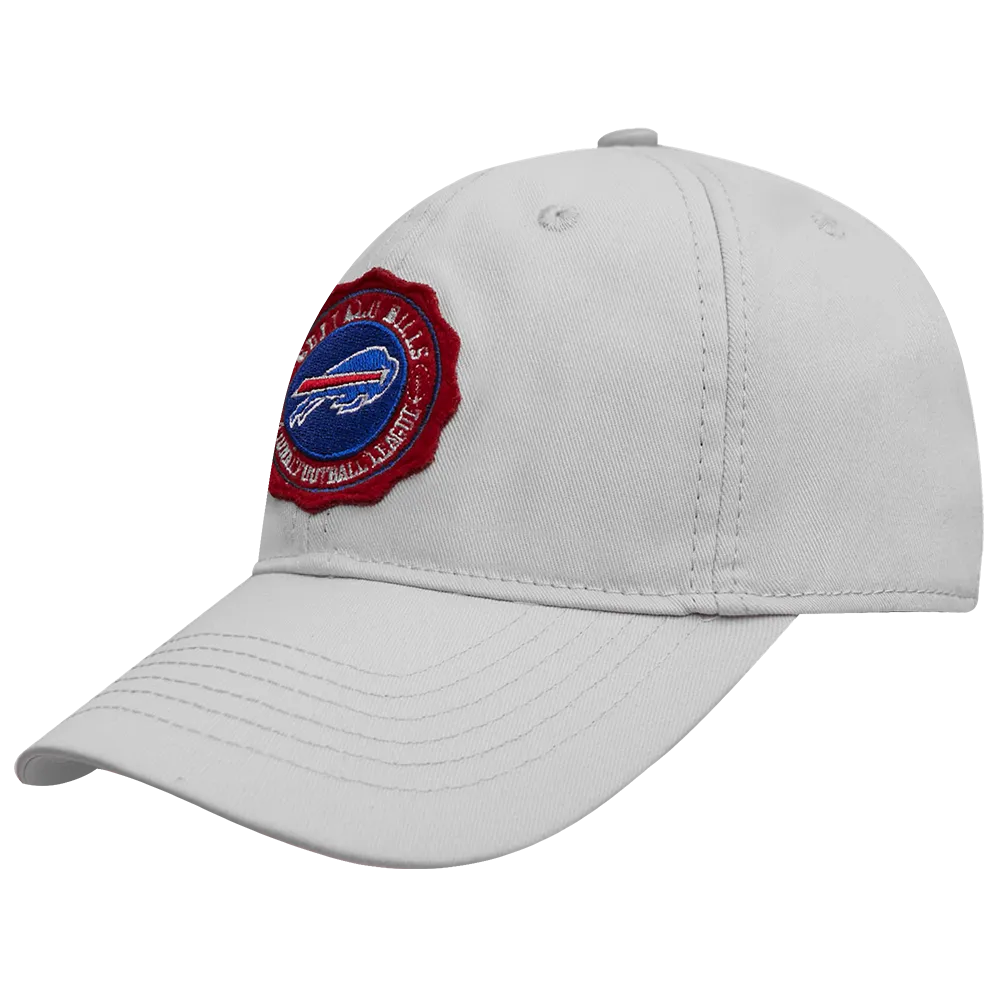 NFL BUFFALO BILLS CREST EMBLEM DAD HAT (GRAY)