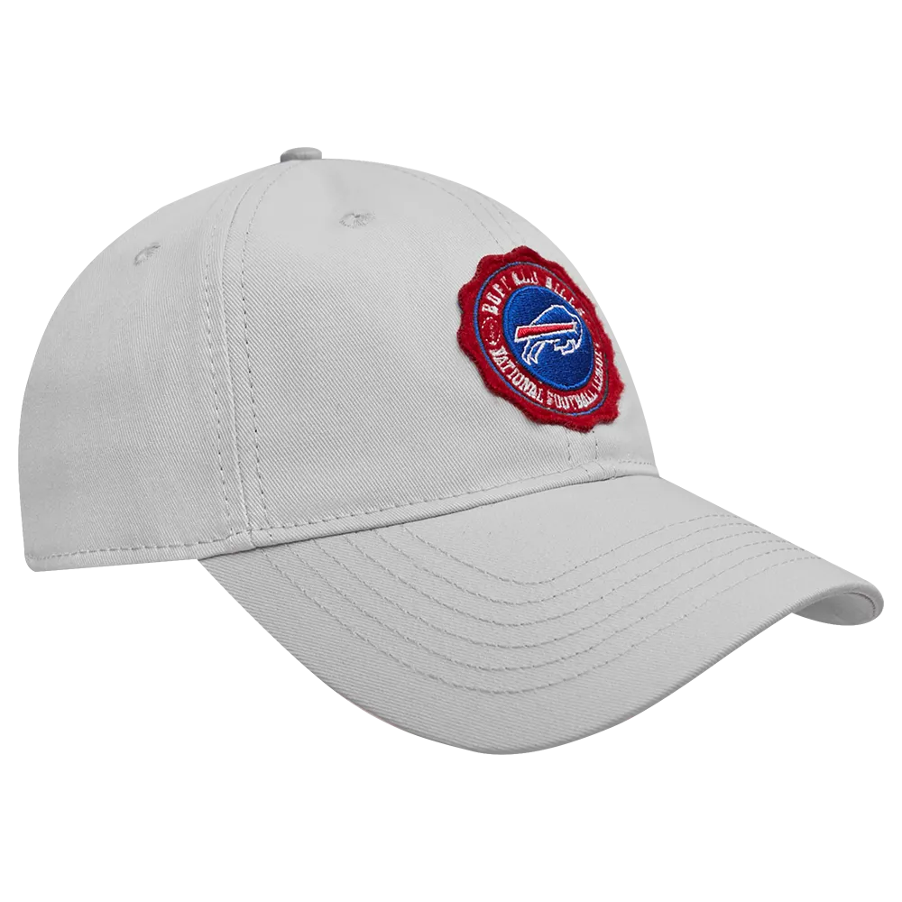 NFL BUFFALO BILLS CREST EMBLEM DAD HAT (GRAY)