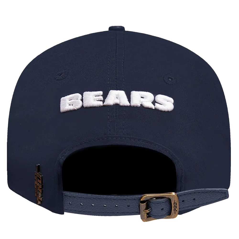 NFL CHICAGO BEARS OLD ENGLISH MEN'S DAD HAT (MIDNIGHT NAVY)