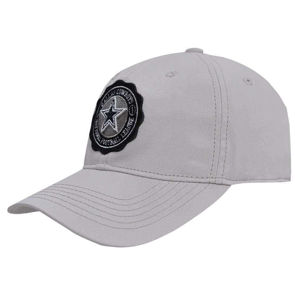 NFL DALLAS COWBOYS CREST EMBLEM DAD HAT (GRAY)