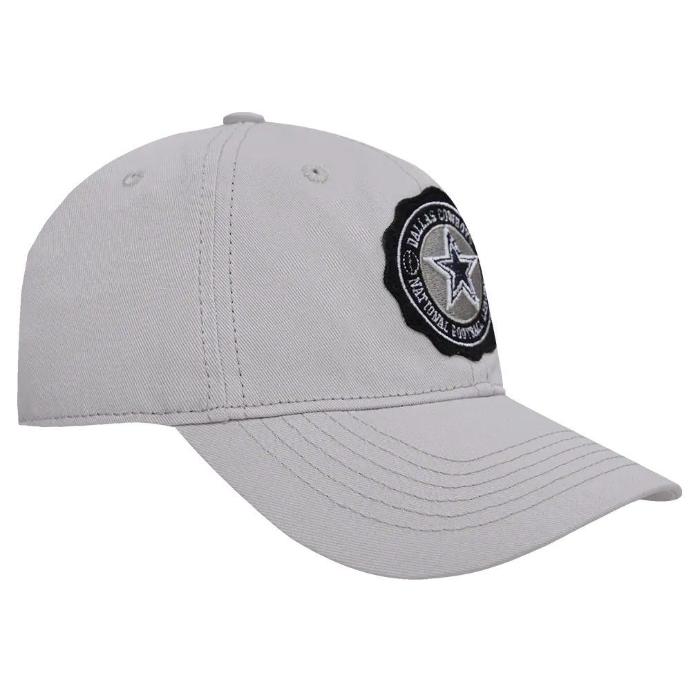 NFL DALLAS COWBOYS CREST EMBLEM DAD HAT (GRAY)