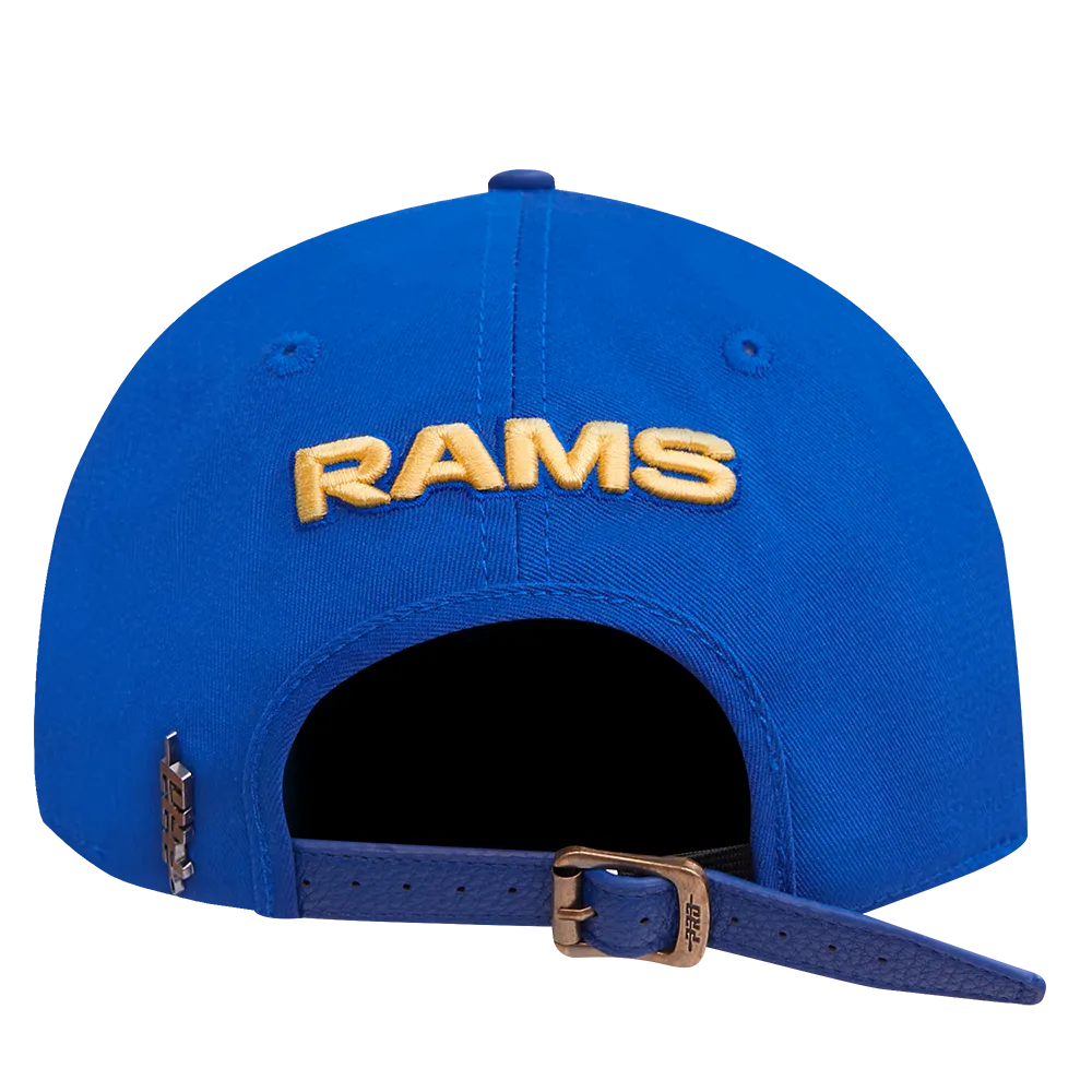 NFL LOS ANGELES RAMS MASHUP UNISEX DAD HAT (ROYAL BLUE)