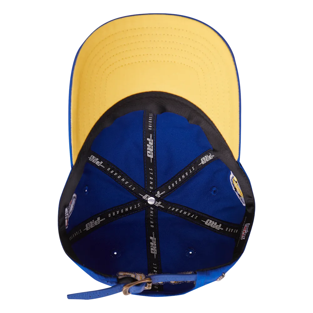 NFL LOS ANGELES RAMS MASHUP UNISEX DAD HAT (ROYAL BLUE)
