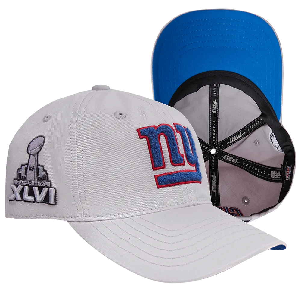 NFL NEW YORK GIANTS MASHUP UNISEX DAD HAT (HEATHER GREY)