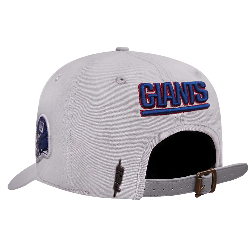 NFL NEW YORK GIANTS MASHUP UNISEX DAD HAT (HEATHER GREY)