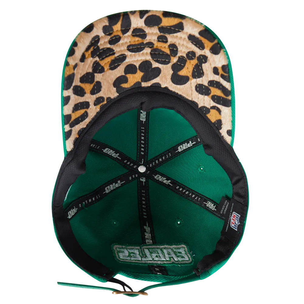 NFL PHILADELPHIA EAGLES ANIMAL PRINT DAD HAT (KELLY GREEN)
