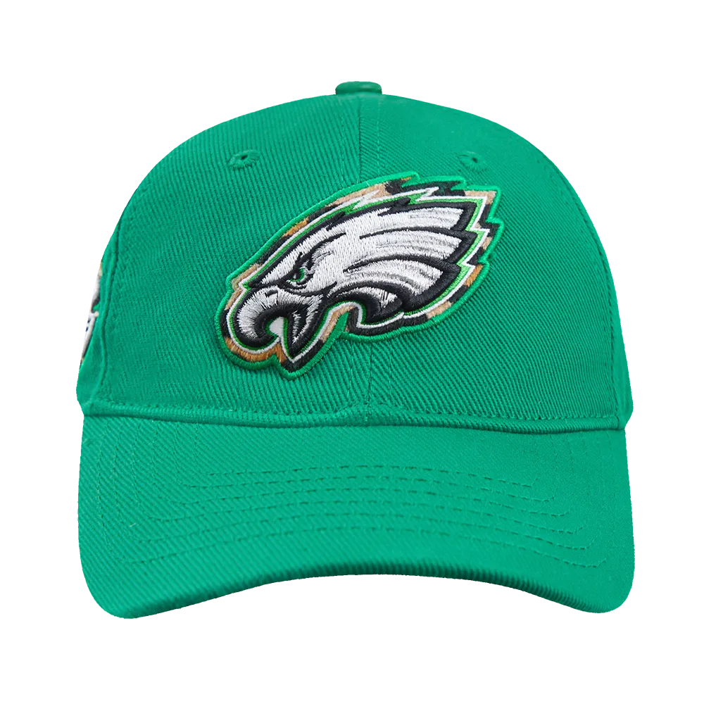 NFL PHILADELPHIA EAGLES ANIMAL PRINT DAD HAT (KELLY GREEN)