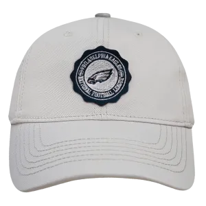 NFL PHILADELPHIA EAGLES CREST EMBLEM DAD HAT (GRAY)