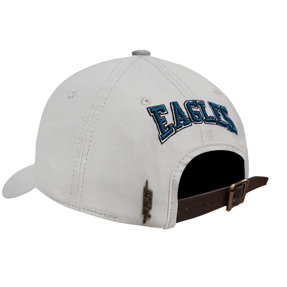 NFL PHILADELPHIA EAGLES CREST EMBLEM DAD HAT (GRAY)