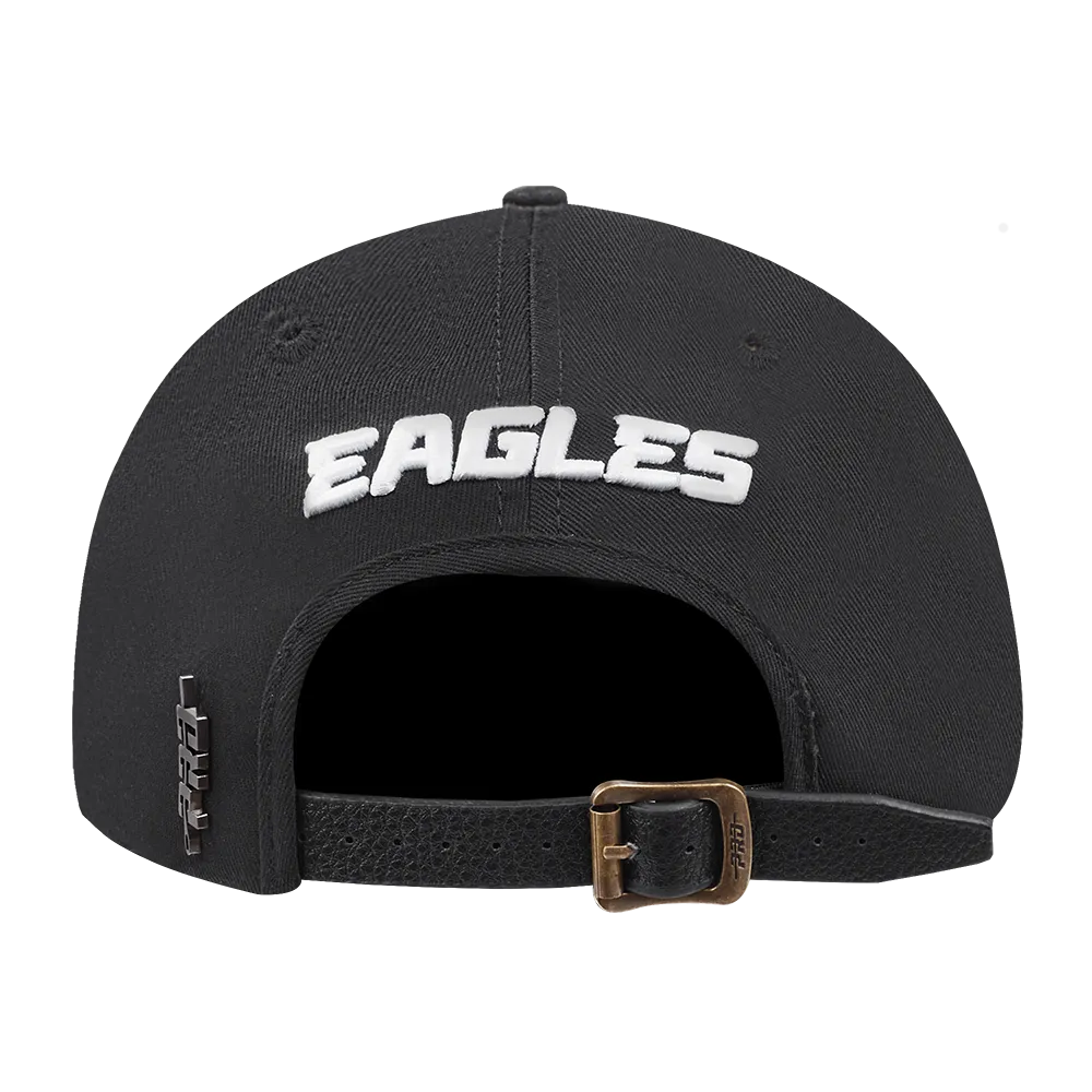 NFL PHILADELPHIA EAGLES OLD ENGLISH MEN'S DAD HAT (BLACK)