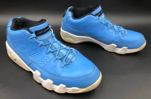 Nike Air Jordan 9 Retro Low 'Pantone' Men's Blue/White Sneakers - Sz 9.5 ( COA)