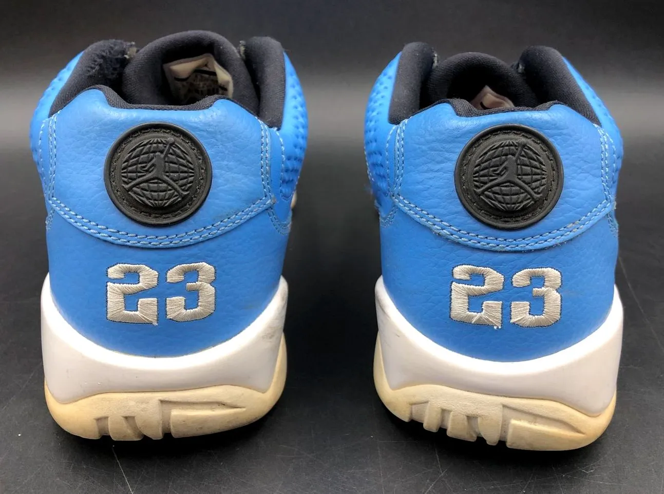 Nike Air Jordan 9 Retro Low 'Pantone' Men's Blue/White Sneakers - Sz 9.5 ( COA)
