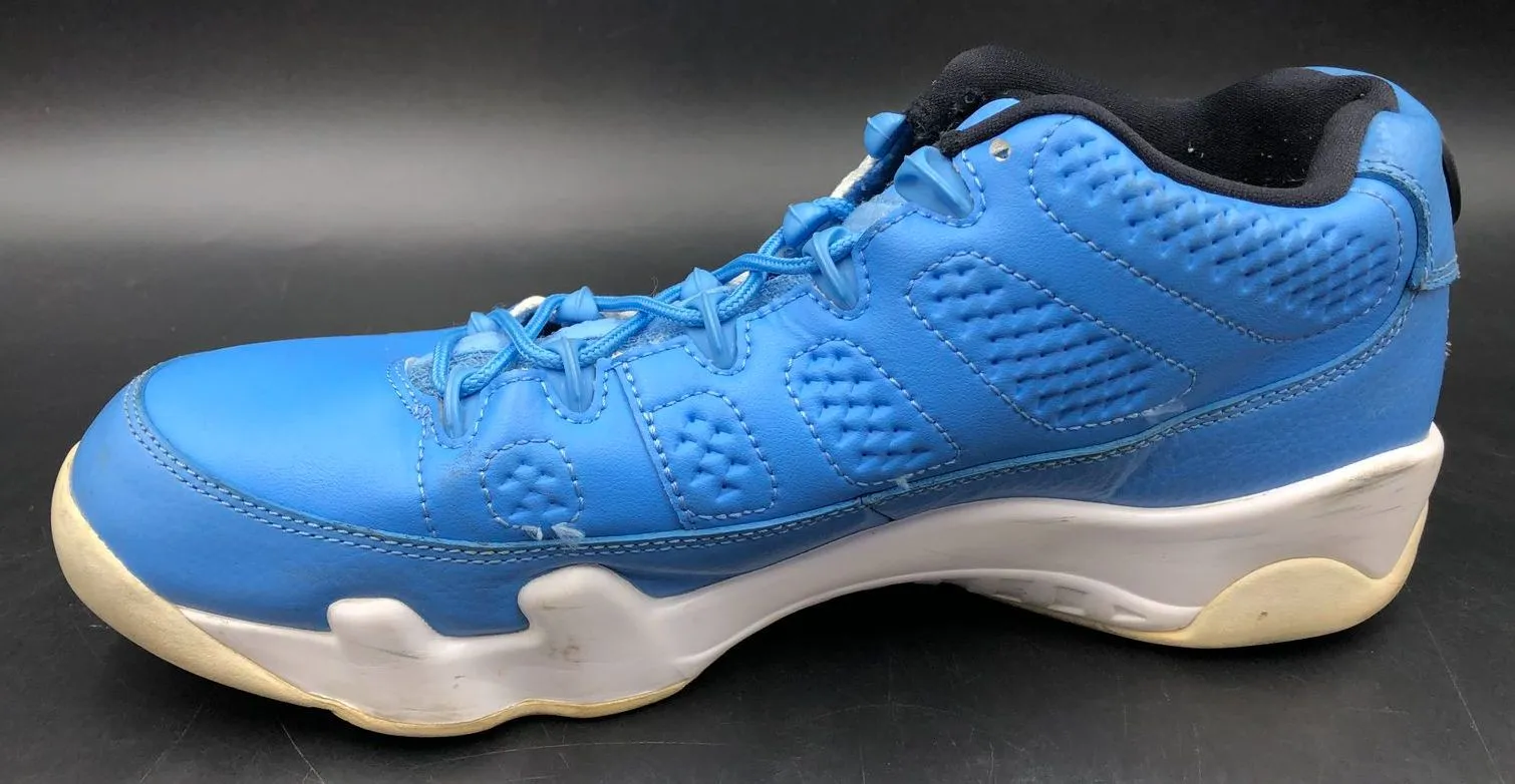 Nike Air Jordan 9 Retro Low 'Pantone' Men's Blue/White Sneakers - Sz 9.5 ( COA)