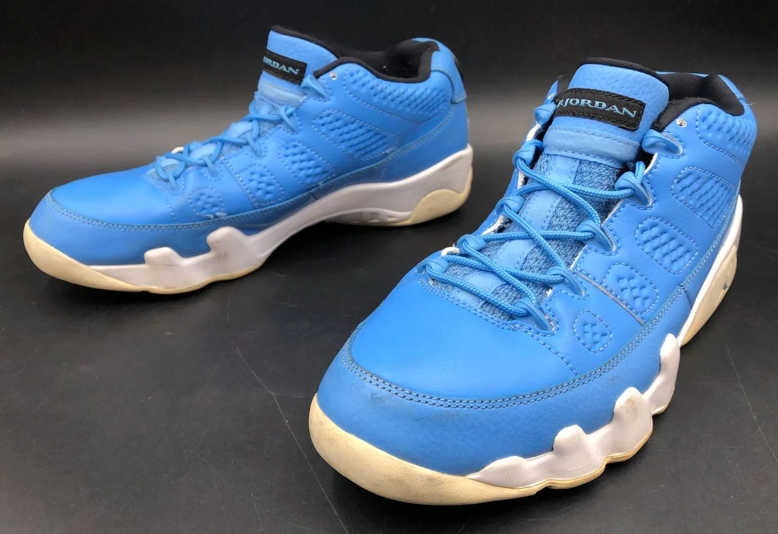 Nike Air Jordan 9 Retro Low 'Pantone' Men's Blue/White Sneakers - Sz 9.5 ( COA)