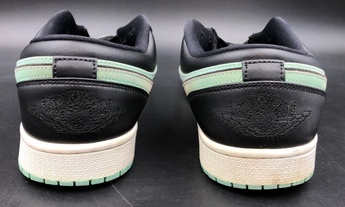 Nike Jordan 1 Low SE 'Tropical Twist' Men's Teal/Black Sneakers - Sz 8.5 ( COA)