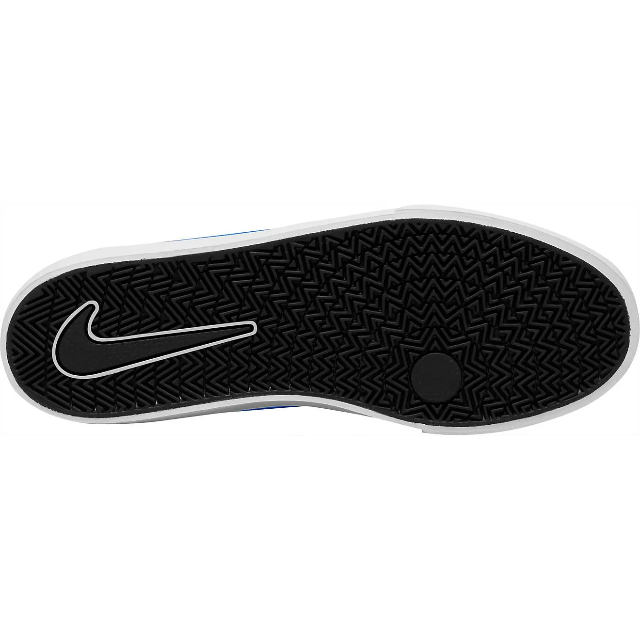 Nike Men's SB Charge Solarsoft Skateboarding Shoes White Blue Size 13
