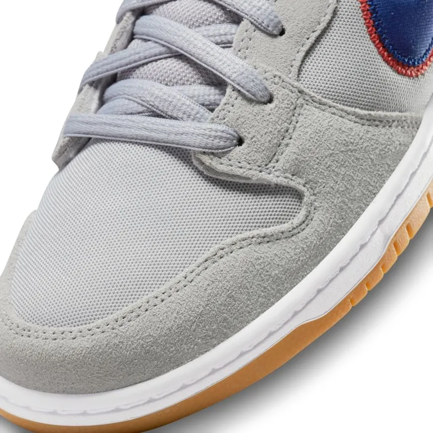 Nike SB Dunk High Premium Skateboard Shoes - Cloud Grey/Rush Blue-Team Orange-White