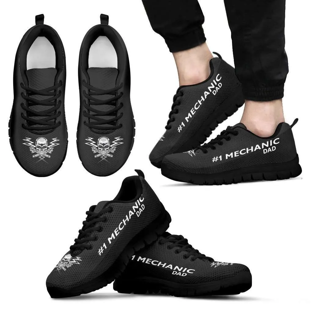No. 1 Mechanic Dad - Men's Running Shoes (D)