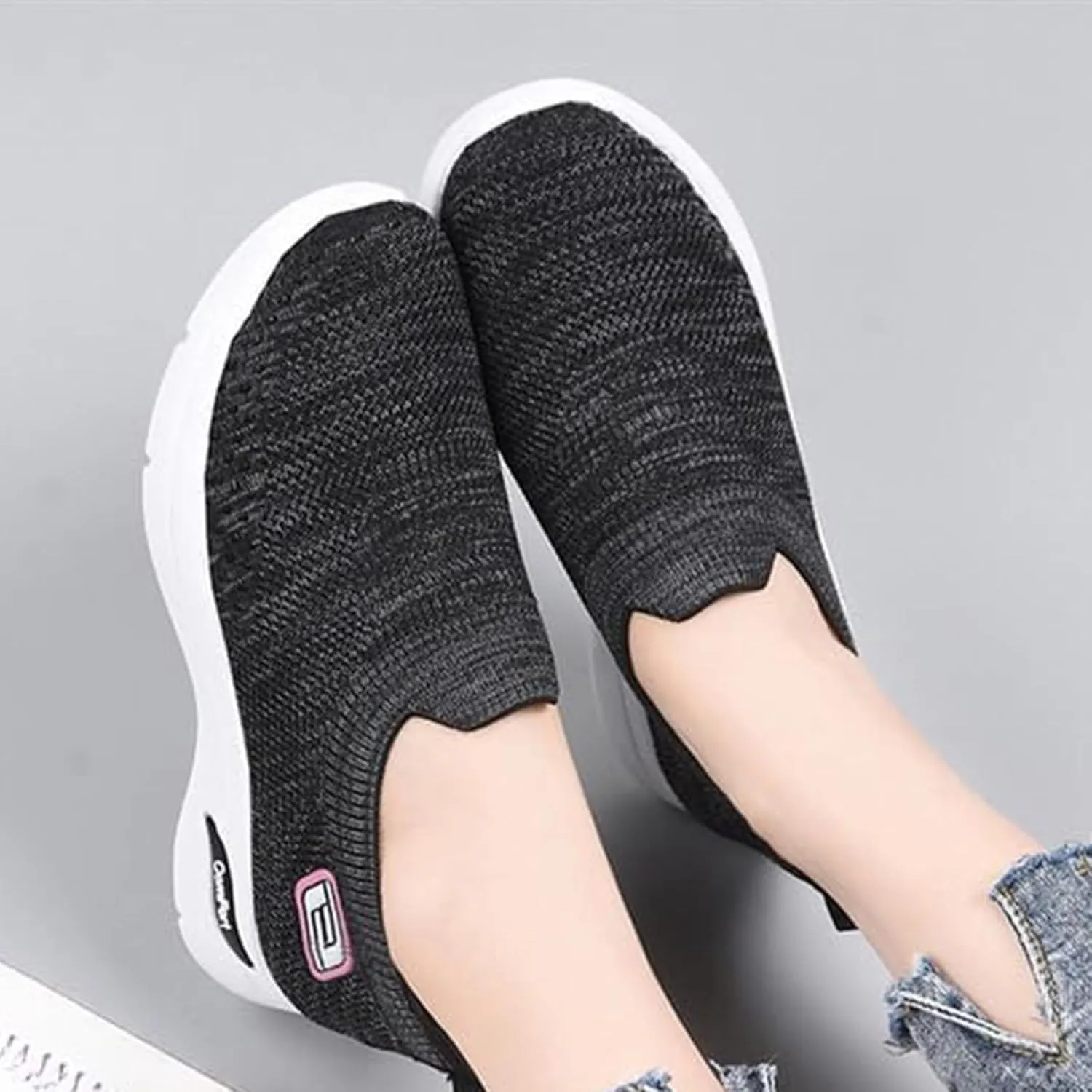 Orthopedic Shoes for Women, Breathable Soft Shoes, Canvas Sneakers Women, Comfort Wear Orthowear Shoe, Nurse Babe Shoe Tennis Sneakers Mesh Casual Comfortable Footwear for Walking 2025