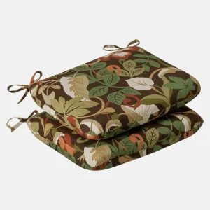 Outdoor/Indoor Coventry Cafe Rounded Corners Seat Cushion (Set of 2)