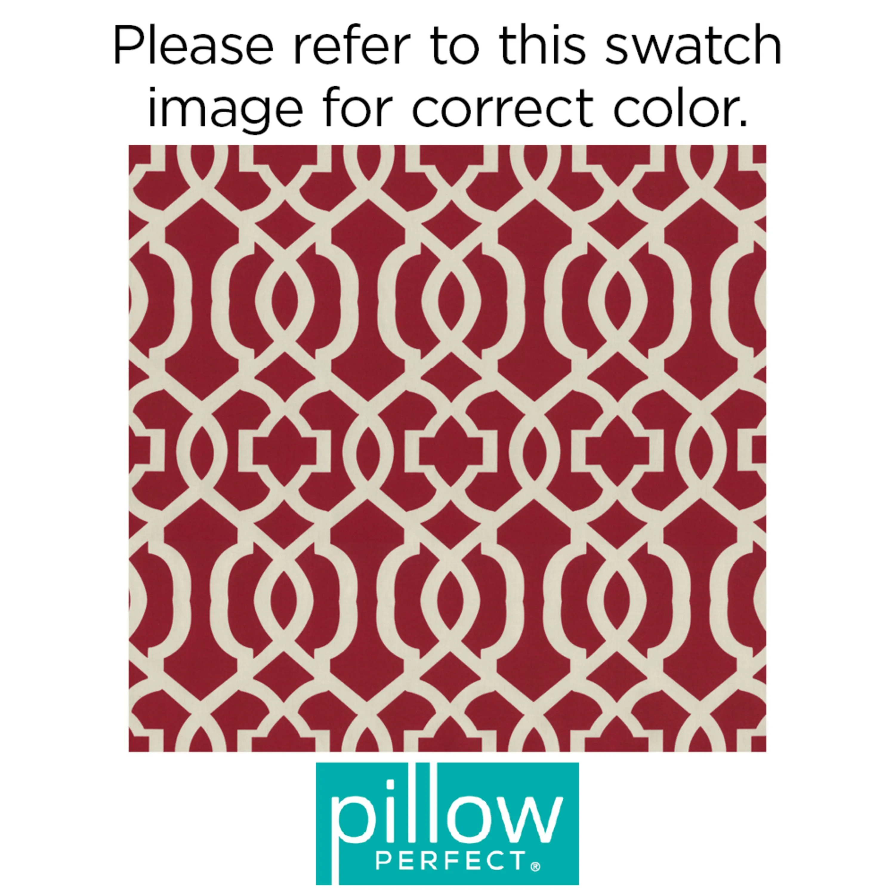 Outdoor/Indoor New Geo Red Rectangular Throw Pillow (Set of 2)