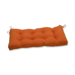 Outdoor/Indoor Sundeck Orange 44" Blown Bench