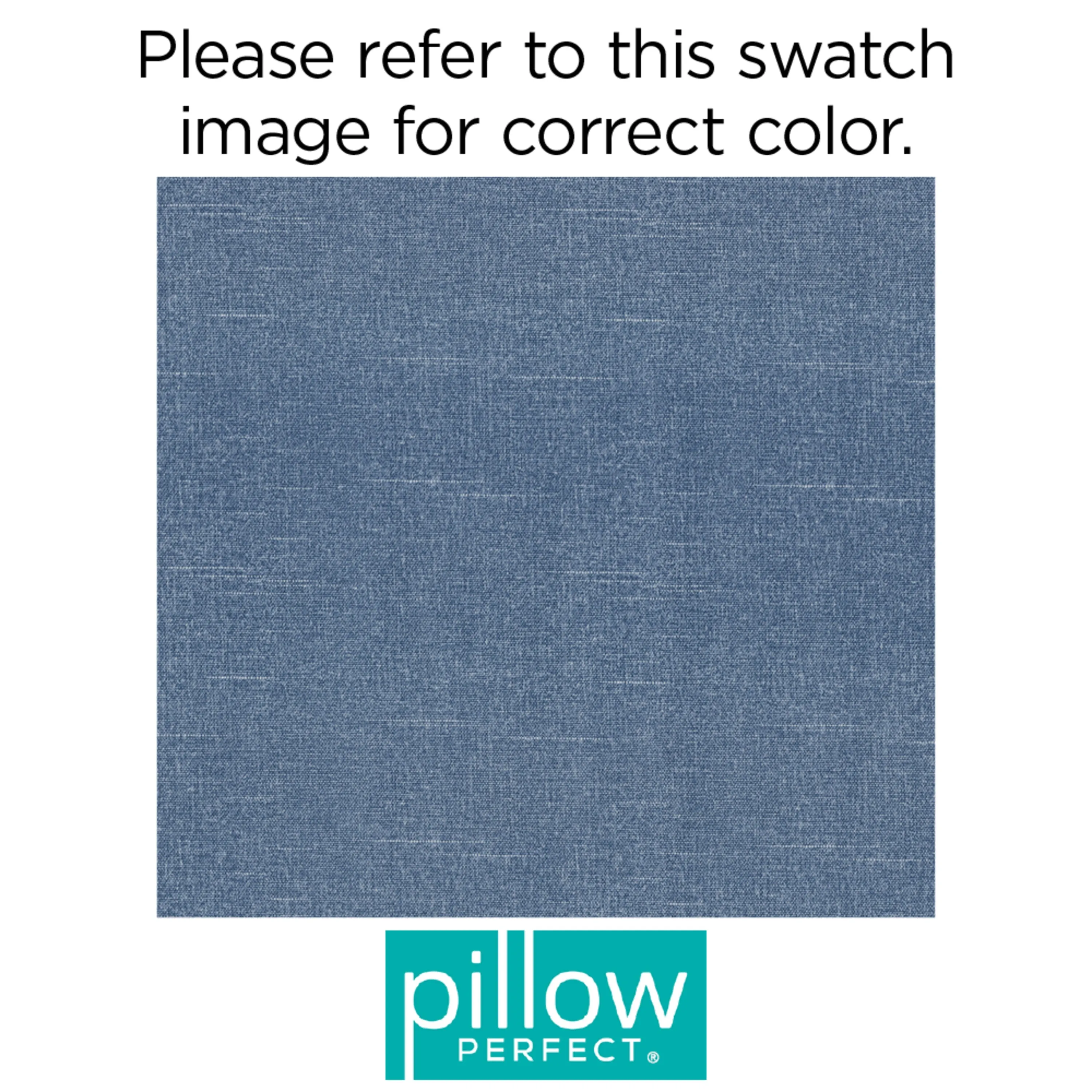 Outdoor/Indoor Tory Denim 25-inch Floor Pillow