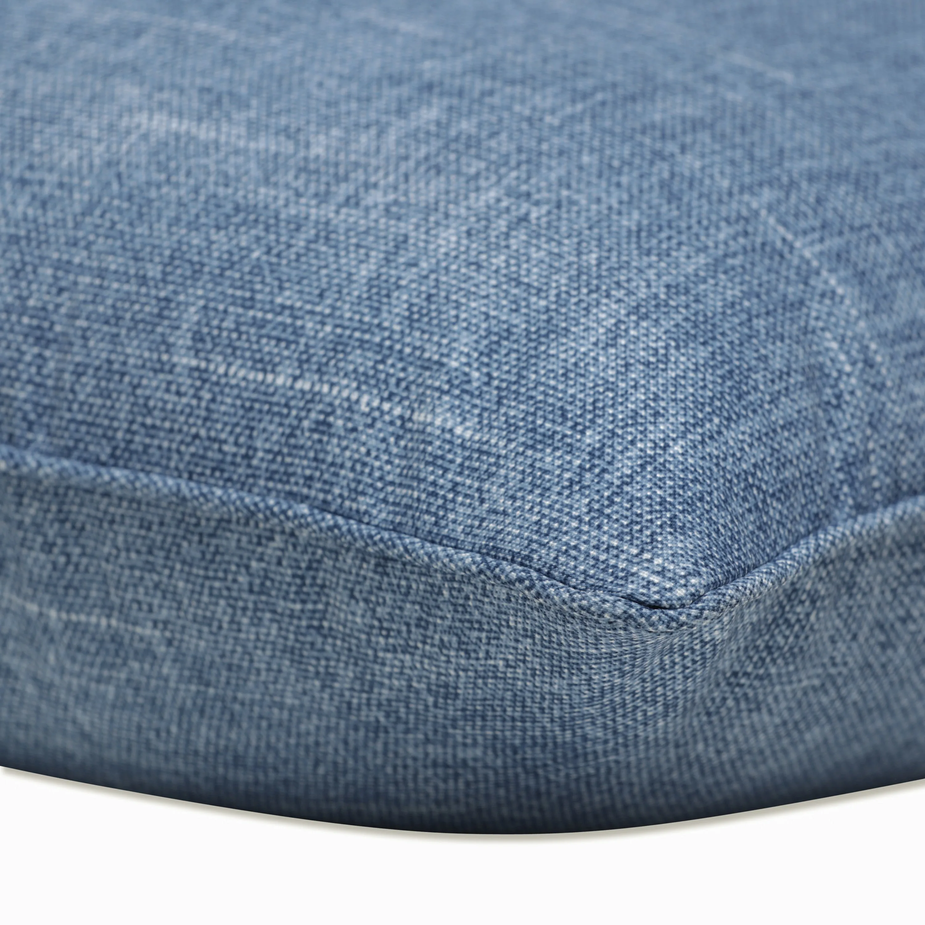 Outdoor/Indoor Tory Denim 25-inch Floor Pillow