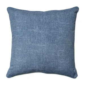 Outdoor/Indoor Tory Denim 25-inch Floor Pillow
