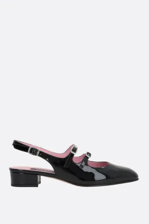 Peche Patent Slingbacks