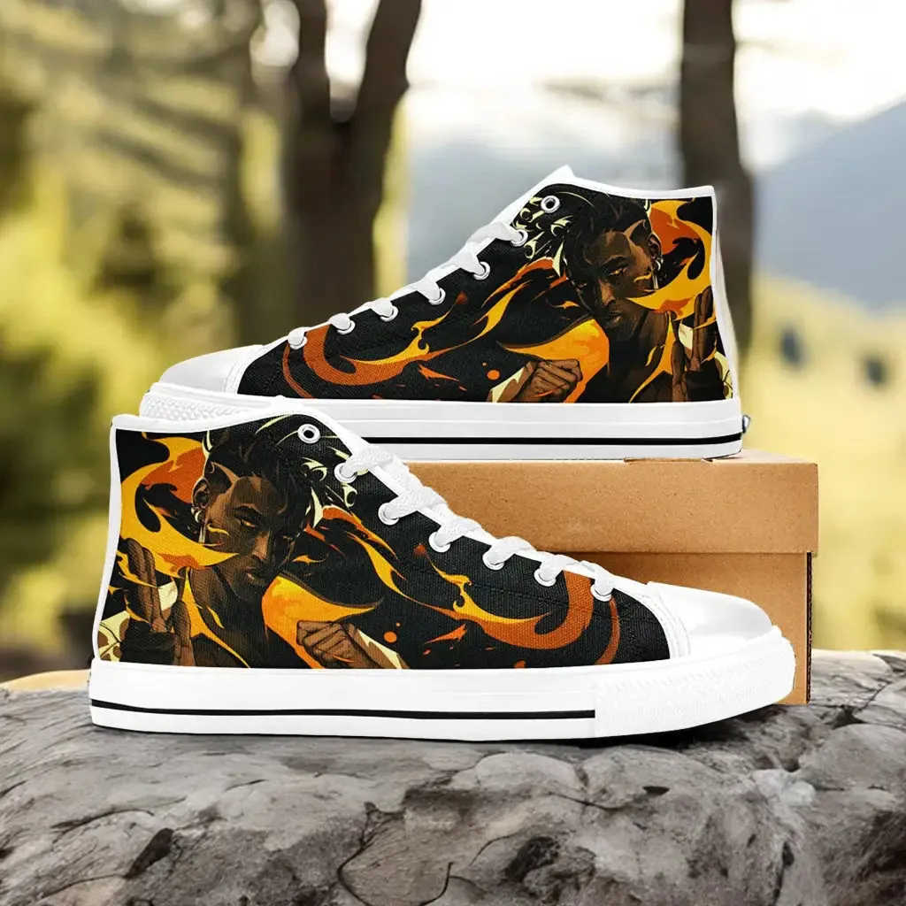 Phoenix Valorant Shoes High Top Sneakers for Kids and Adults