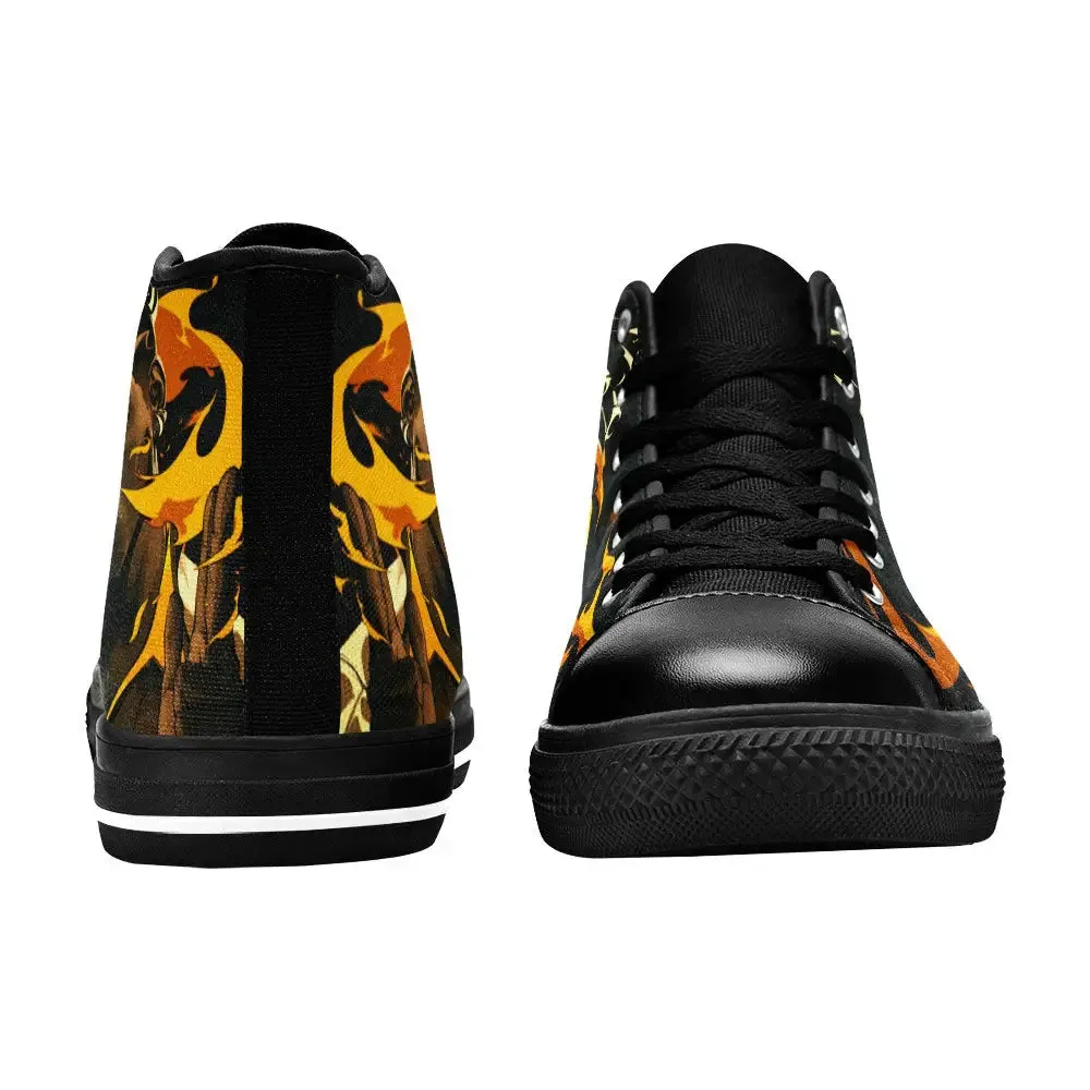 Phoenix Valorant Shoes High Top Sneakers for Kids and Adults