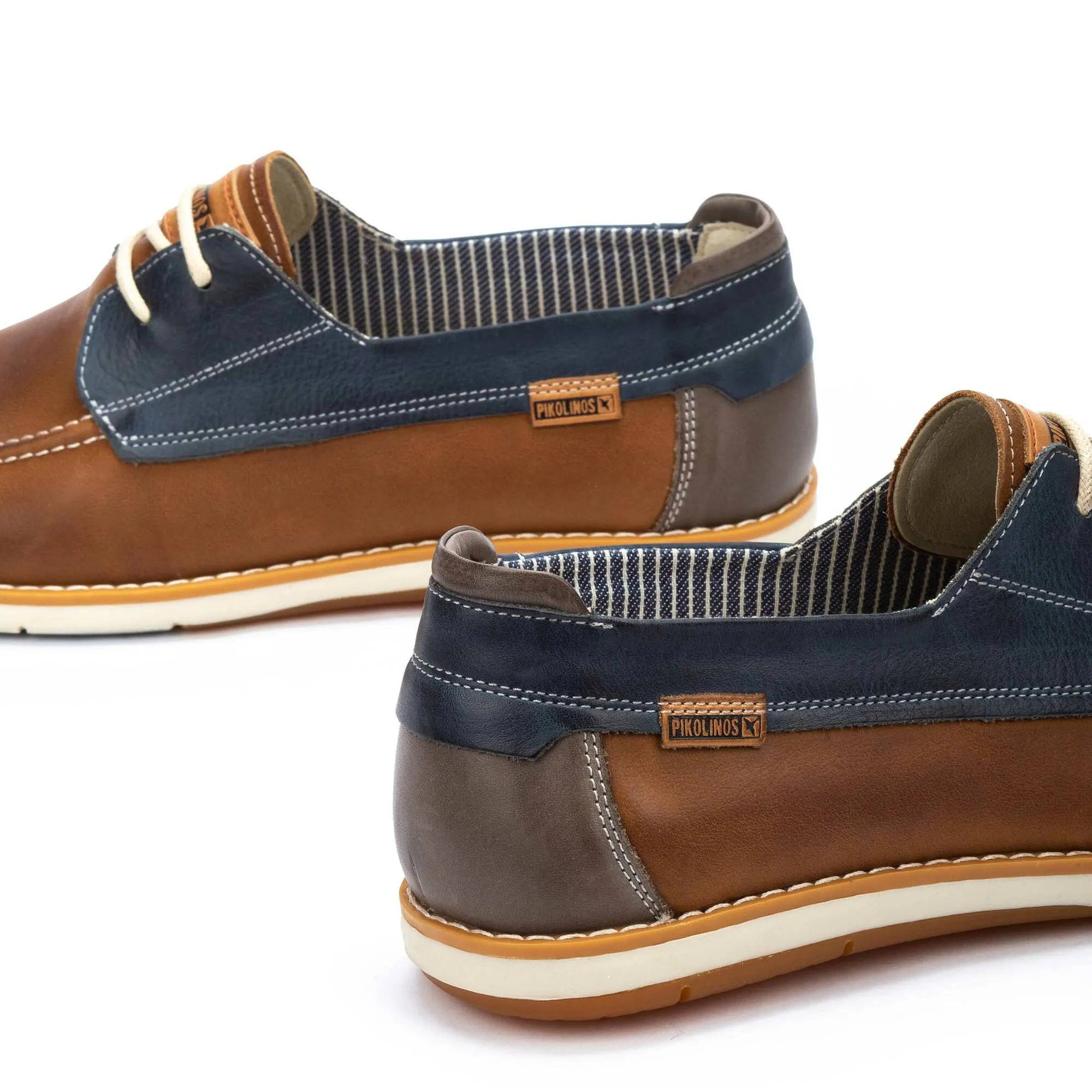Pikolinos Men's Jucar M4E-1035BFC1 Leather Shoes Brandy Brown