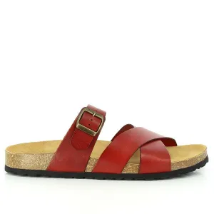 Plakton 100021 Red Multi Strap Sandals