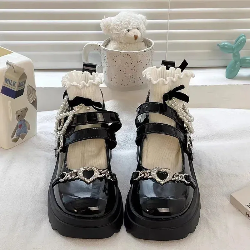 Platform Mary Jane Shoes